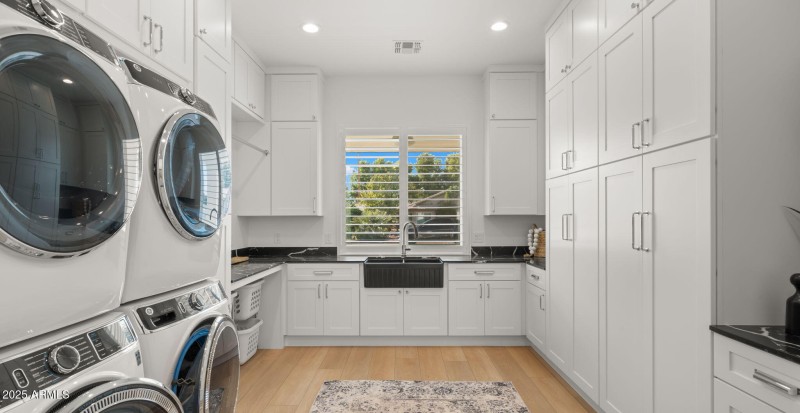 Gorgeous custom laundry space!