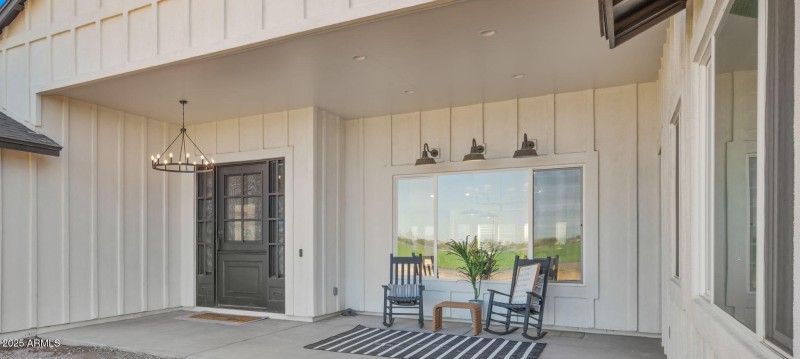 Rocking on the front patio!