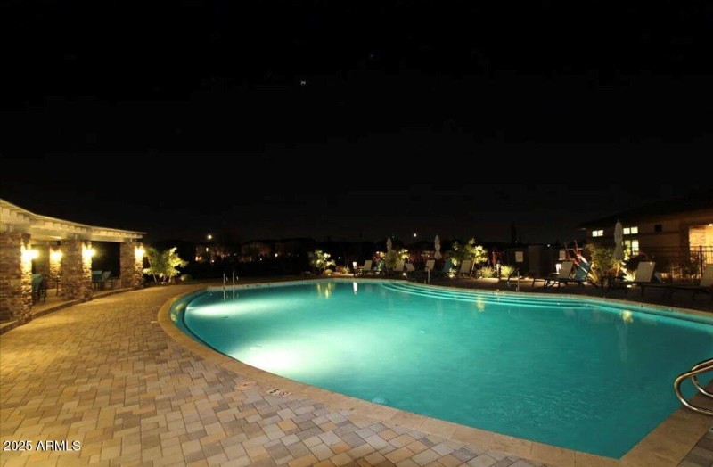 34-Night Swim at Community Pool