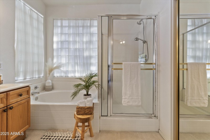 Separate Tub & Shower