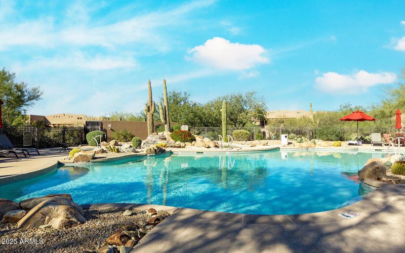 Quiet community pool