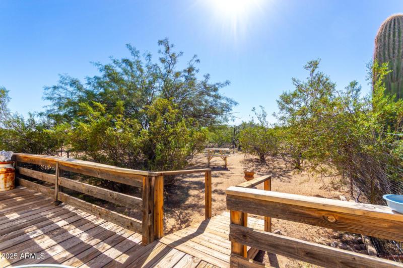 Deck with Desert Views