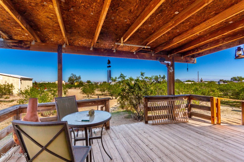 Porch with Scenic Desert Views