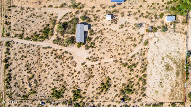 Aerial View of Full Property and Home