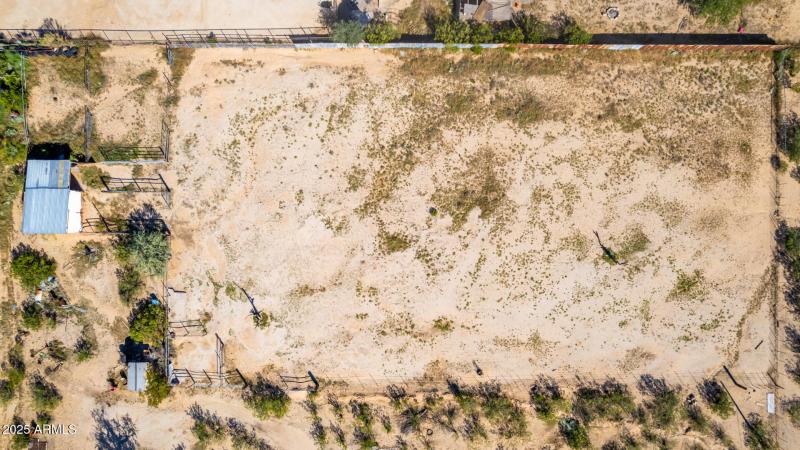 Overhead View of Barn and Corrals
