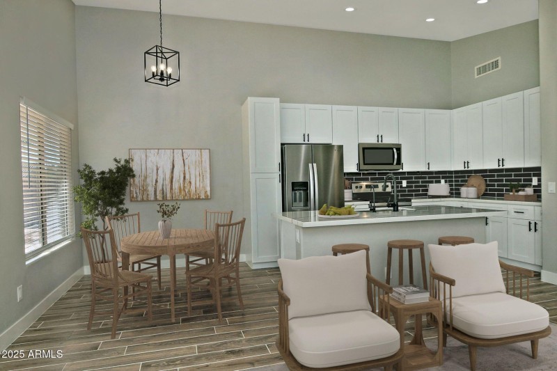 Kitchen Virtually Staged