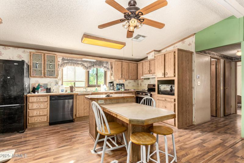 Country Kitchen with Center Island