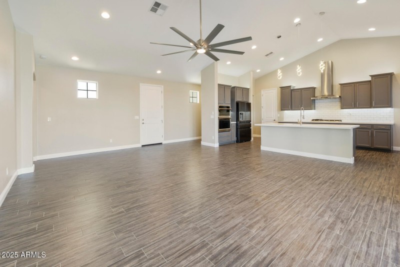 Family rm w/ Kichen view