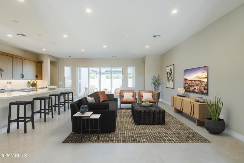 Virtually Staged Great Room