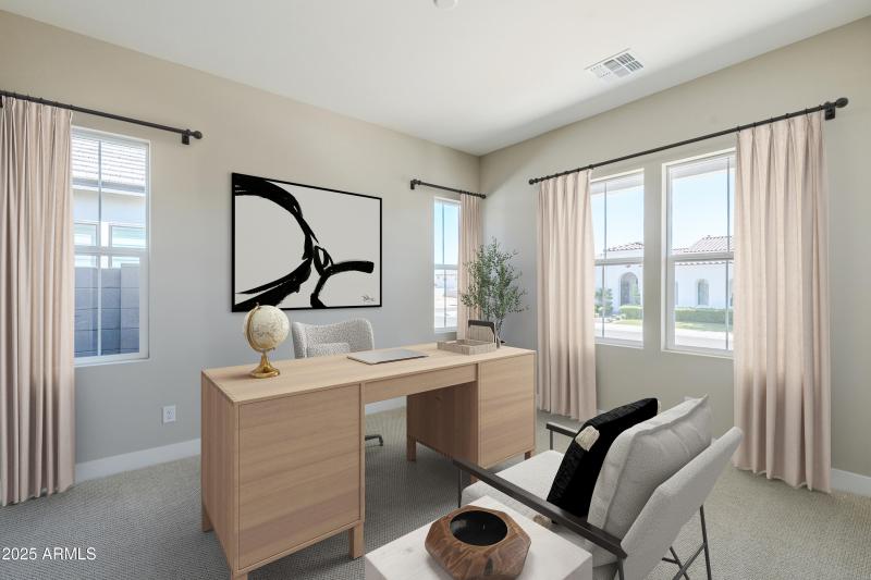 Virtually Staged Office