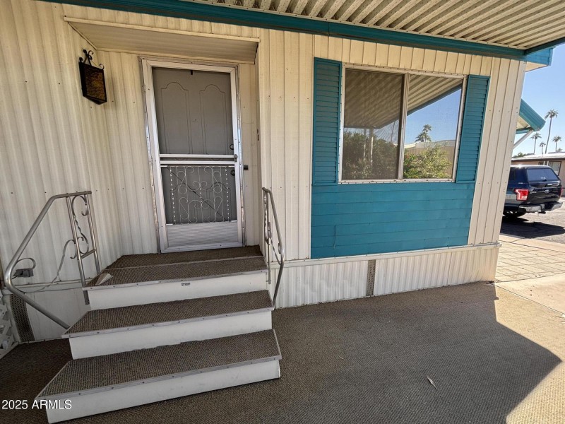 front /side entrance