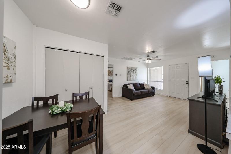 VIEW INTO LIVING ROOM