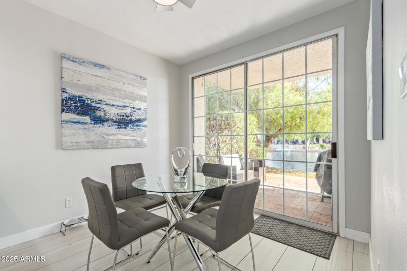 Eat In Kitchen with lake view