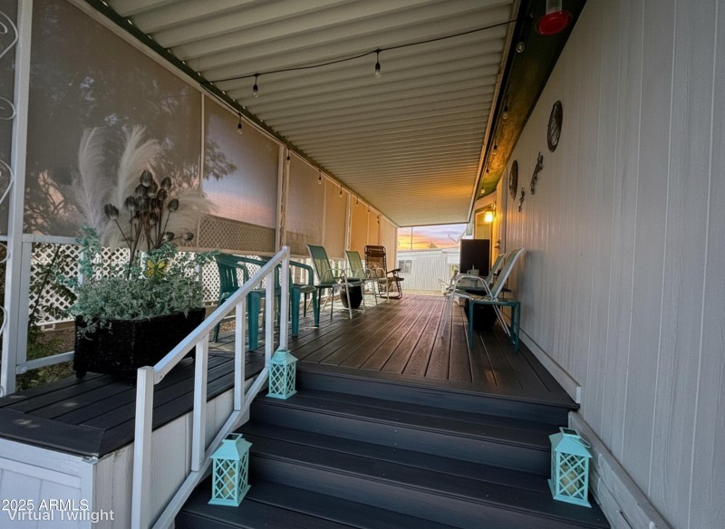 Inviting Front Patio