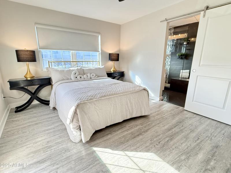 Master Bedroom to Master Bathroom