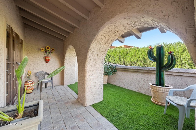 Front Patio off 2nd Bedroom