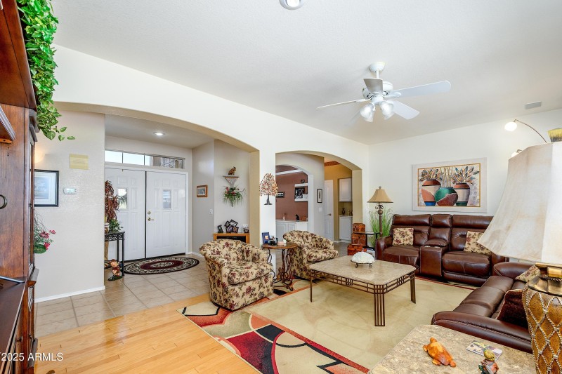 Open to Foyer & Office/Den