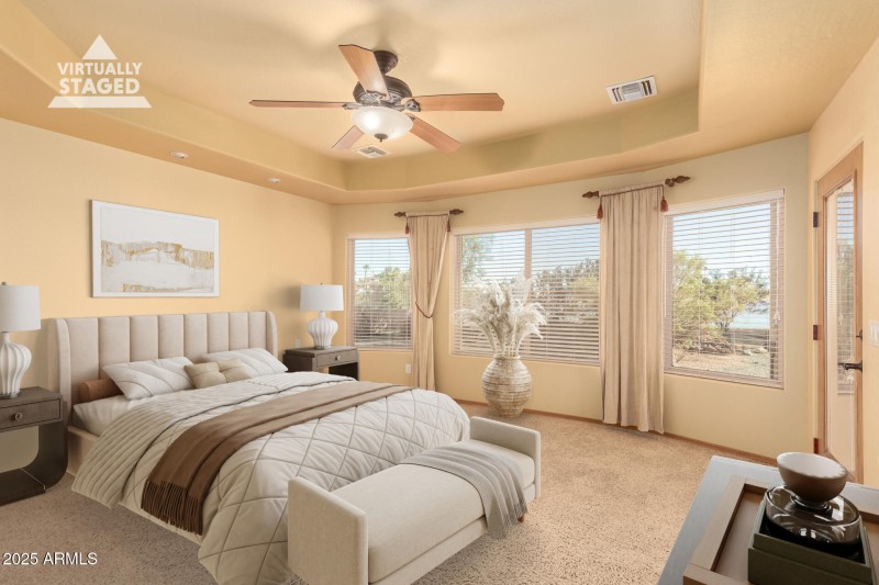 MASTER SUITE VIRTUALLY STAGED