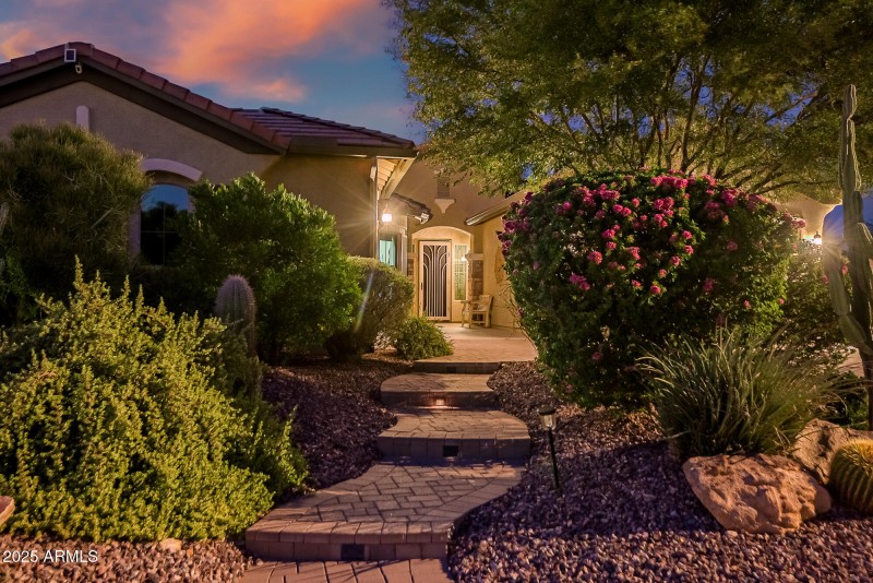 LIGHTED FRONT WALKWAY