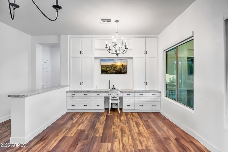 FRONT ROOM WITH CUSTOM BUILT INS