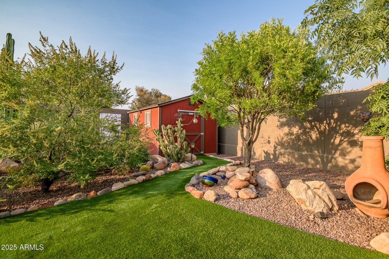 BACKYARD AND SECOND SHED