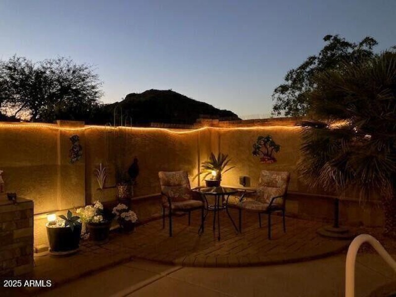 Smith pic backyard nightime