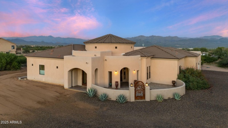 front exterior drone