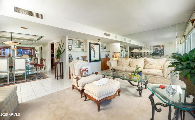 15 Living Room with Dining room NW view