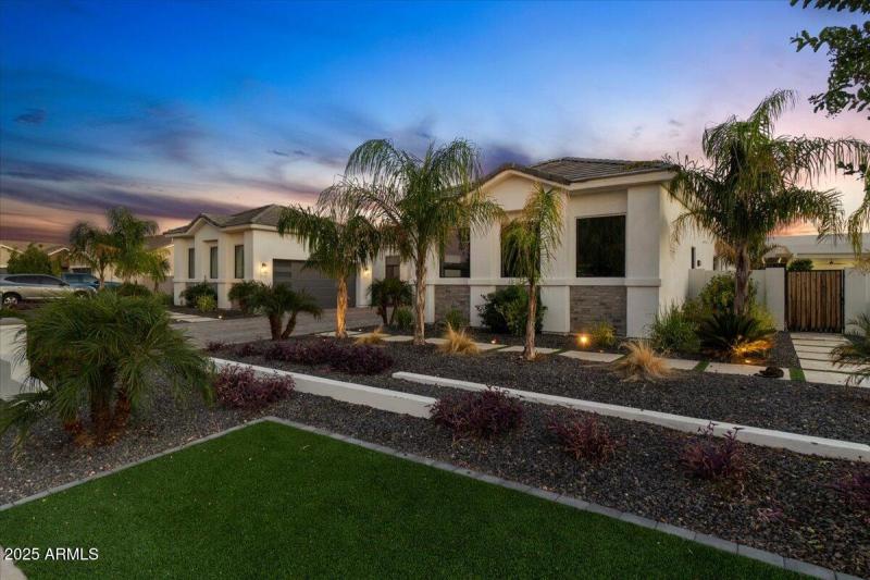 003-Front of home twilight