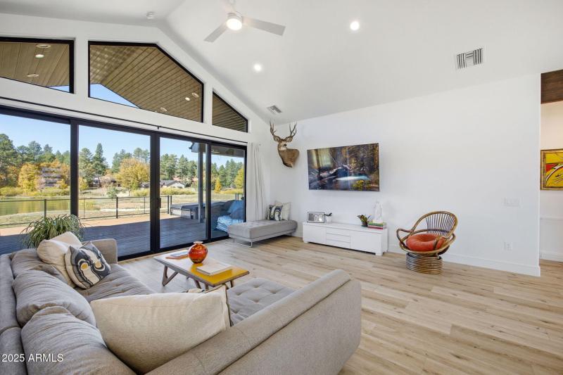 Living Room With Lake View