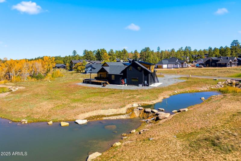 Rear House View Aerial