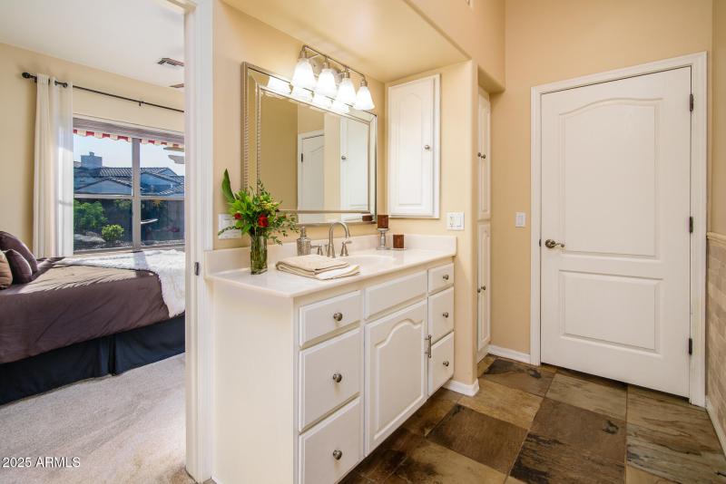 Direct access from the bedroom