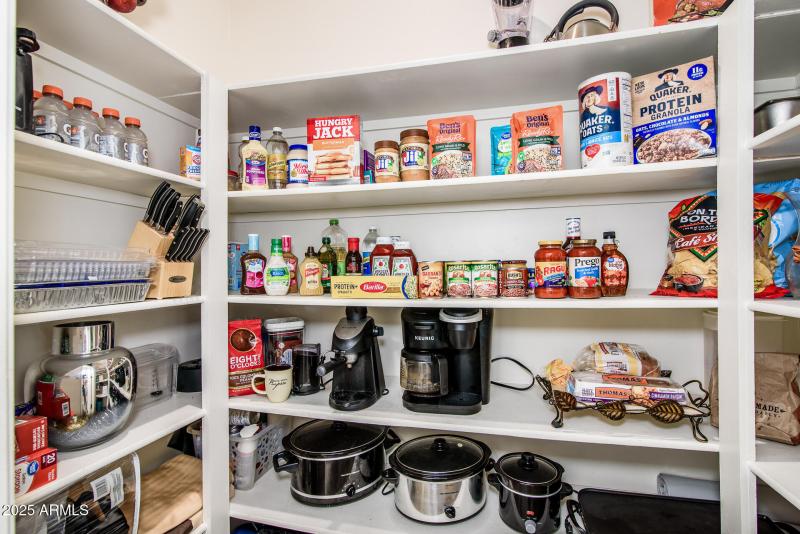 Spacious Walk In Pantry