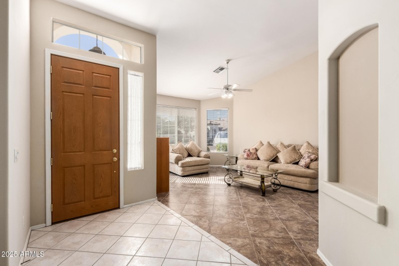 Front room with bay window