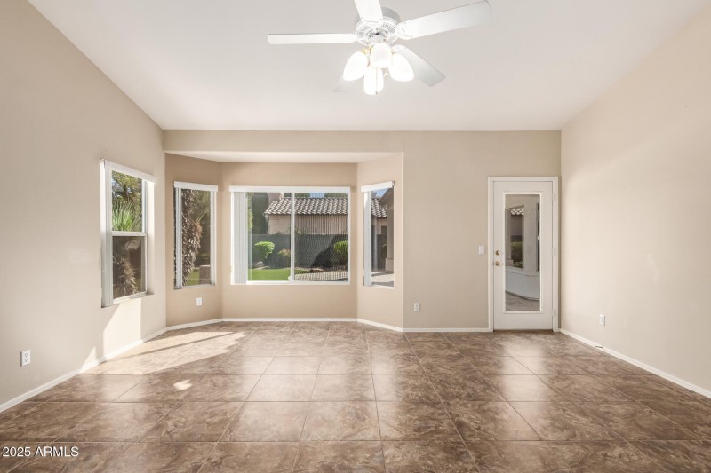 Primary bedroo with tile flooring