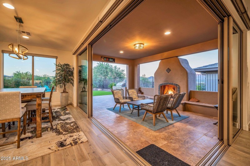 Upgraded Corner Sliding Doors