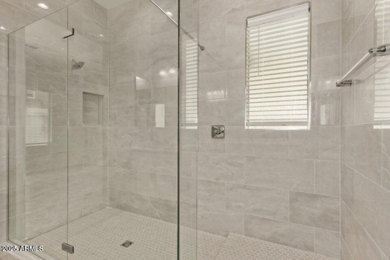 Primary Suite Extended Tiled Shower