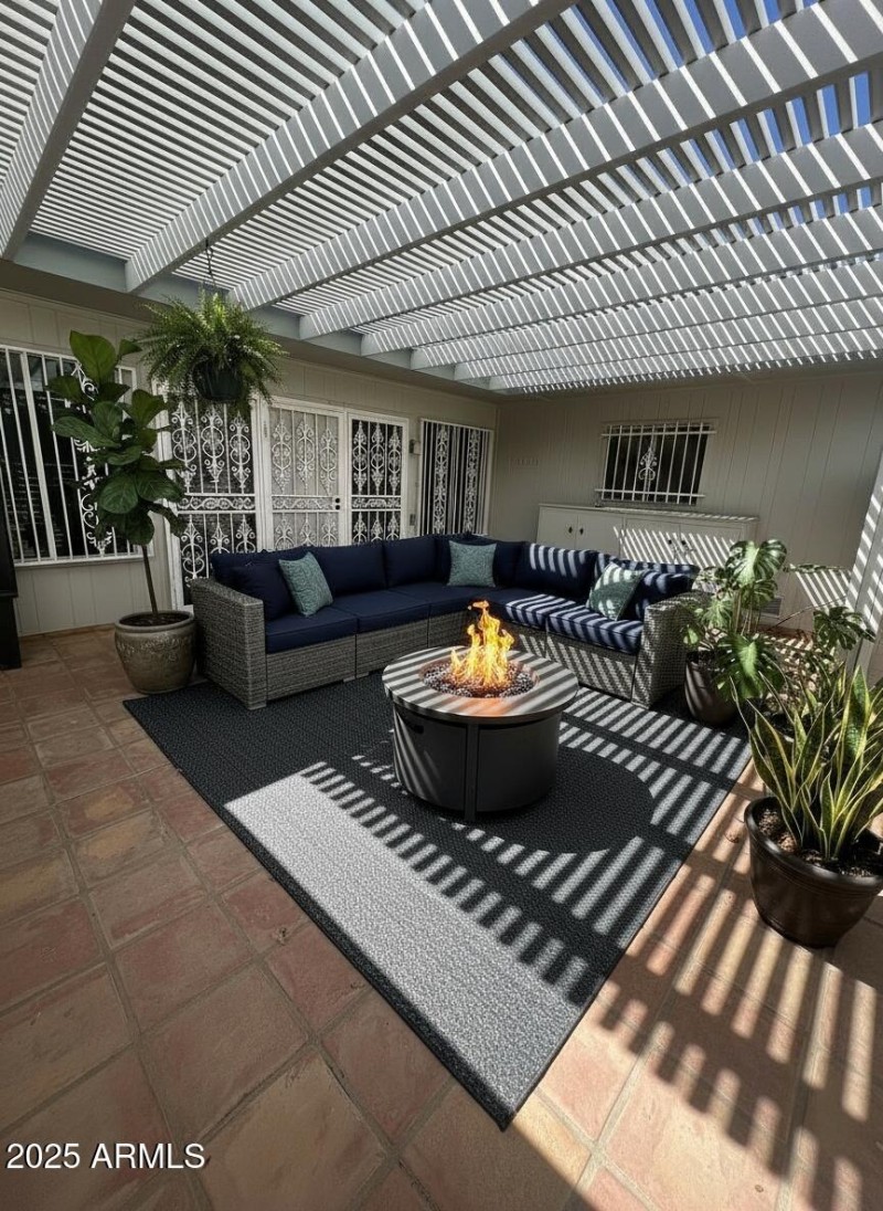 outdoor with firepit