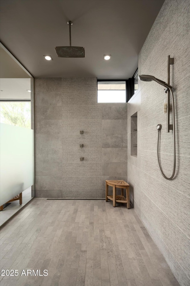 Spa inspired shower