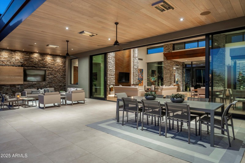 Outdoor living and dining