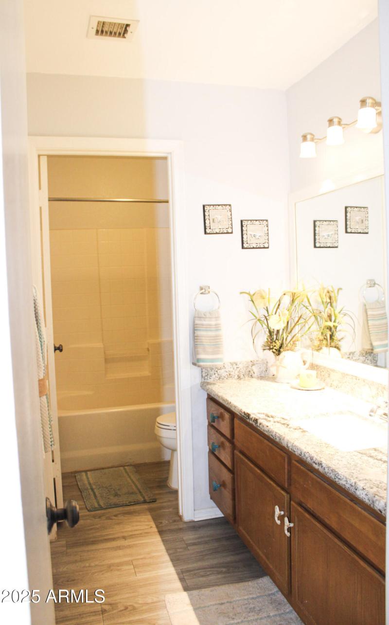 Hallway bathroom