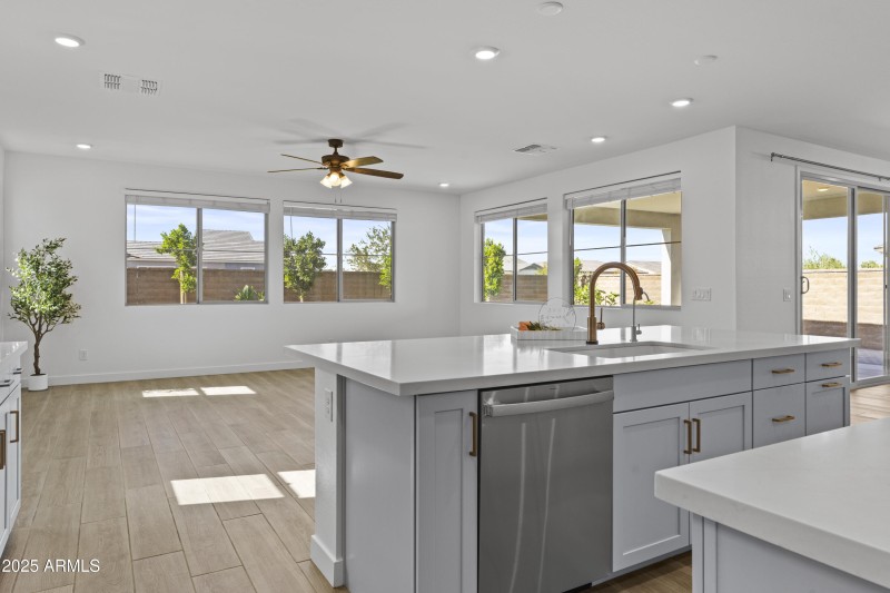 Open Kitchen and Living Connection