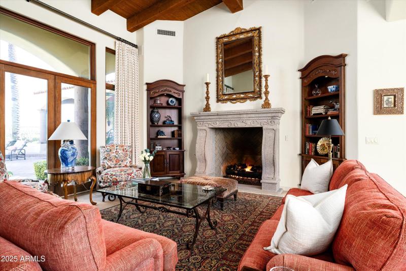 Wood Burning Fireplace