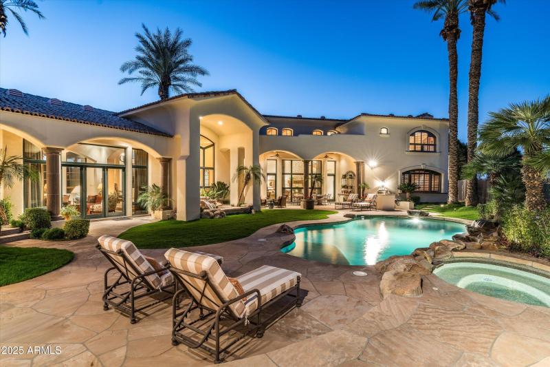 Resort style backyard