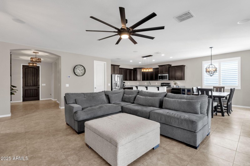 View from living room