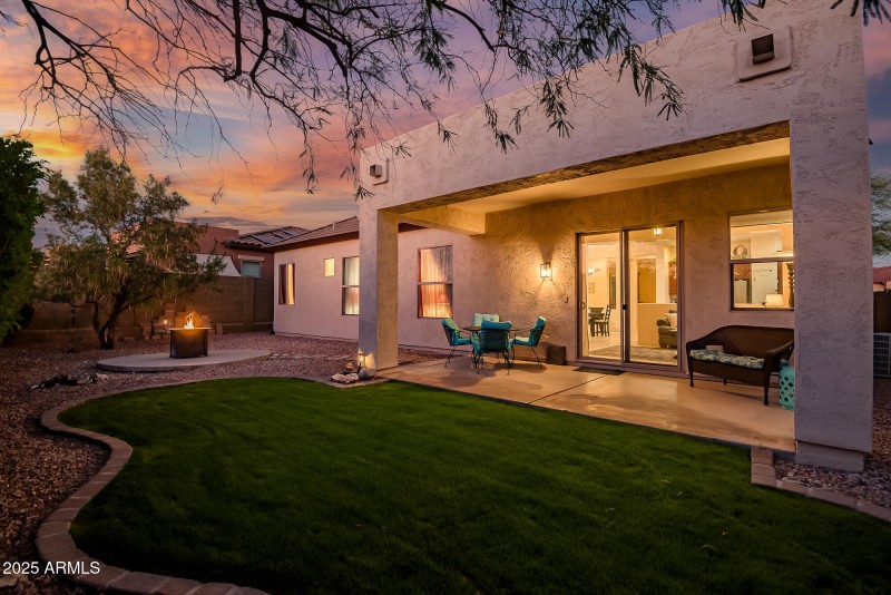 Backyard at Twilight