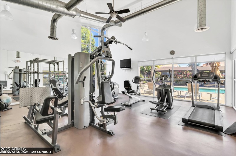 condo work out room