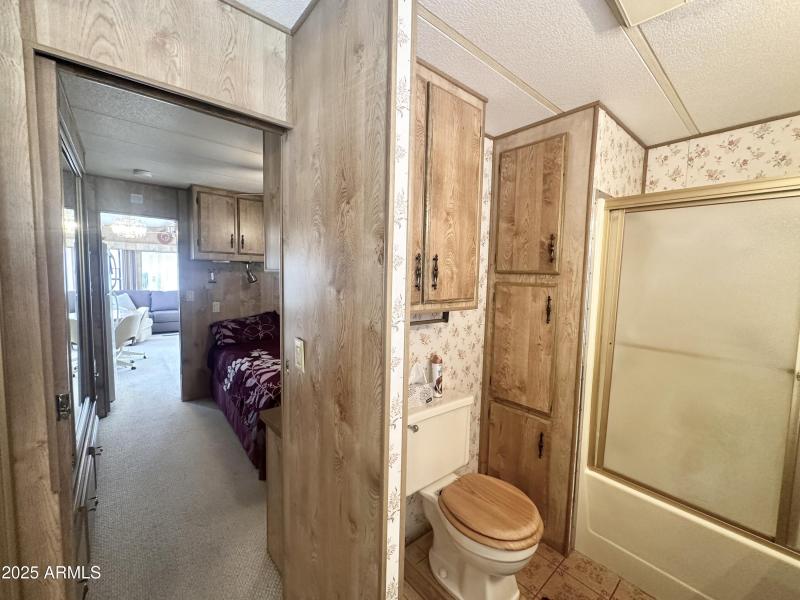 LOOKING OUT TO BEDROOM