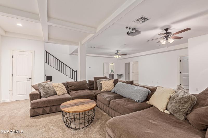 Basement recreation room