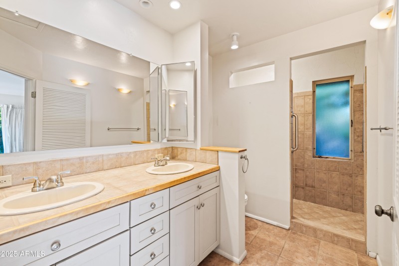 Primary Bath with Double Vanities
